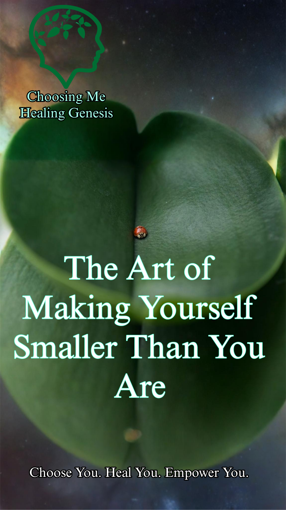 The Art of Making Yourself Smaller Than You Are