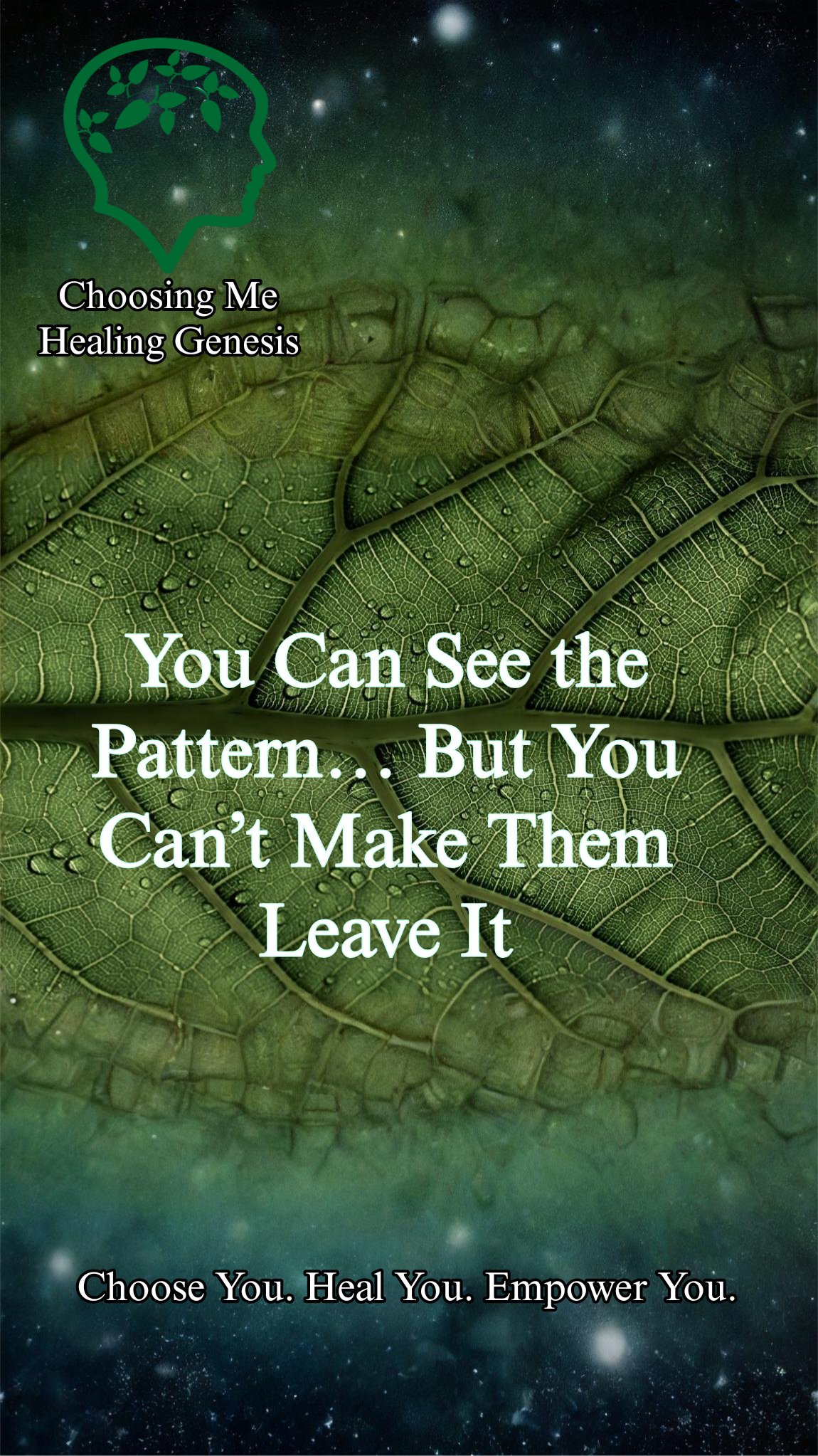You Can See the Pattern… But You Can’t Make Them Leave It